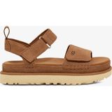 UGG Goldenstar Kadın Günlük Sandalet Kahverengi Süet Üst Yüzey ve Yumuşak EVA Taban Özellikli
