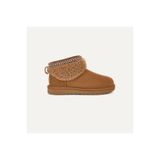 UGG Kadın Bileği Kürk Şık Detaylı Yüksek Taban Taba Bot & Bootie