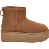 UGG Kadın Bot 1134991 Ugg W Classıc Mını Platform Chestnut (Taba) - Kahve