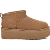 UGG Kadın Bot 1135092 Ugg W Classıc Ultra Mını Platform Chestnut (Taba) - Kahve