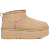 UGG Kadın Bot 1135092 Ugg W Classıc Ultra Mını Platform Mustard Seed (Hardal) - Renkli