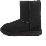 UGG Kadın klasik kısa çizme, Siyah, 22 EU