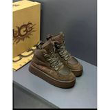 Ugg Kürklü Koyu Kahverengi Kadın Bot
