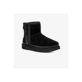 UGG Mini Fermuarlı Logo Çocuk Botu – Siyah