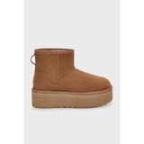Ugg W Classic Deri Mini Platform Bot Kadın Bot 1134991 - Taba