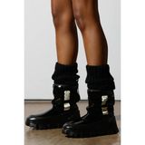 UGG Women's Classic Brellah Mini Boot Kadın İçi Yünlü Bot Siyah