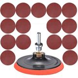 Ugr Cırt Zımpara Seti Spiral Taşlama Matkap Uyumlu 115MM 17 Parça