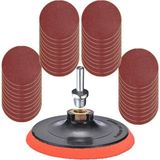 Ugr Cırt Zımpara Seti Spiral Taşlama Matkap Uyumlu 115MM (42 Parça)