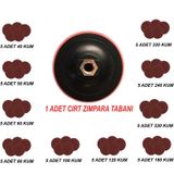 Ugr-Nikon Cırt Zımpara Seti 115 mm 40-320 Kum 57 Parça