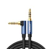 Ugreen 1.5 m 90 Derece L Tipi 3.5 mm Aux Ses Kablosu