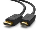 Ugreen 10239 Dp101 4K 3D Görüntü Desteği Displayport To Hdmı Dönüştürücü Kablo 1.5Metre