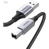 Ugreen 10352 Us135 Usb-A To Usb-B 2.0 Yazıcı Tarayıcı Kablosu Siyah 5Metre