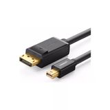 Ugreen 10477 Md105 4K Mini Displayport Erkek To Displayport Erkek Dönüştürücü Kablo Siyah 1.5Metre