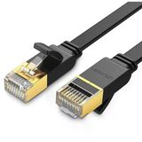 Ugreen 11262 Nw106 Cat7 10Gb/S Yüksek Ağ Hızı U/Ftp Flat Yassı Ethernet Kablosu Siyah 3Metre