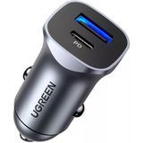 Ugreen 18W Type-C Pd 4.0 Ve Qc 3.0 Usb Hızlı Araç Şarj Cihazı - Teşhir24 Ay Garanti ** Teşhir Outlet Vitrin
