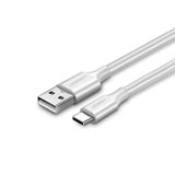 UGREEN 2.0 A USB-A & USB-C Şarj ve Data Kablosu, 1.5 Metre, Beyaz, 60122