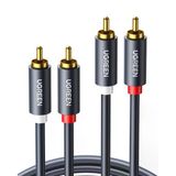 Ugreen 2 Rca - 2 Rca Ses Kablosu, 5 M, Antrasit, 10520