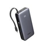 Ugreen 20.000 Mah 30W 2 Dahili Kablolu Hızlı Şarj Powerbank, 55985B