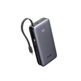 Ugreen 20.000 Mah 30W 2 Dahili Kablolu Hızlı Şarj Powerbank, 55985B