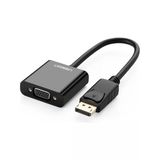 Ugreen 20415 Dp109 Displayport Erkek To Vga Dişi Görüntü Dönüştürücü Siyah 920X1200 1920X1080p 60Hz