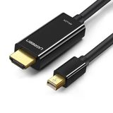 Ugreen 20848 Md101 4K Full Hd Ve 3D Görüntü Desteği Mini Displayport Erkek To Hdmı Erkek Dönüştürücü Kablo Siyah 1.5Metre