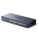 Ugreen 24 Bağlantı Noktalı Gigabit Lan Anahtarı Ağ Anahtarı, Yönetilmeyen, 48 Gbp/S Anahtarlama Kapasitesi, 19 İnç Raf Montajı, Tv/Dizüstü