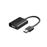 Ugreen 25161 Cm679 Usb-A To Hdmı Dönüştürücü 1080P 60Hz Video Ses Senkronizasyon Adaptörü Siyah 15Cm