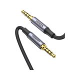 Ugreen 3.5Mm Hi-Fi Streo Trrs Jack Aux Örgülü Ses Ve Mikrofon Kablosu Siyah 1.5M, 20497