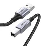 Ugreen 3 m USB-A to USB-B 2.0 Örgülü Yazıcı Kablosu