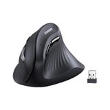 Ugreen 4000 Dpı 6 Tuşlu Ergonomik Kablosuz Dikey Mouse, Siyah, 25444 - siyah