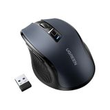 Ugreen 4000 Dpı Dual Mode 2.4ghz Kablosuz Ve Bluetooth Sessiz Optik Mouse, 90855 - black