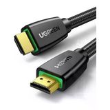 Ugreen 40409 Hd118 Hdmı Kablo 4K 18Gb/S Hdmı 2.0 Örgülü Görüntü Ve Ses Aktarma Kablosu Siyah 1.5Metr
