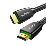 Ugreen 40412 Hdmı Kablo 4K 18Gb/S Hdmı 2.0 Örgülü Görüntü Ve Ses Aktarma Kablosu Siyah 5Metre