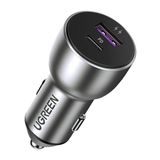 Ugreen 42.5W Pd Qc Alüminyum 3.0 Çift Çıkışlı Hızlı Araç Şarj Cihazı