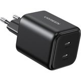Ugreen 45W GaN Type-C QC PD 2xUSB-C Hızlı Şarj Cihazı Siyah, 65058