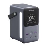 Ugreen 48.000 mAh 300W 5 Portlu Şarj İstasyonu 3xUSB-C, 2xUSB-A, Uzay Grisi