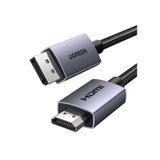 Ugreen 4K 1080P 120Hz Displayport 1.2 To Hdmı 1.4 Örgülü Kablo, 1M, 35840