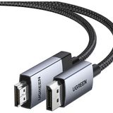 Ugreen 4K 60Hz Displayport To HDMI Örgülü Kablo, 3m, 25491 - 3 m - Siyah