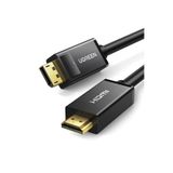 Ugreen 4K Displayport To Hdmı Dönüştürücü Kablo 5 Metre, Siyah, 10204