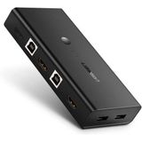 UGREEN 4K HDMI KVM Switch 2-in-1, 2xHDMI In, 1xHDMI Out, 2xUSB-A 2.0, 2xUSB-A 1.1, 50744