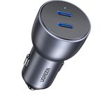 UGREEN 50W PD Hızlı Araç İçi Şarj Cihazı 2xUSB-C Çakmaklık Adaptörü Hızlı Şarj Özelliği