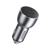 Ugreen 50W Pd Hızlı Araç Içi Şarj Cihazı Çakmaklık Adaptörü 2xusb-C, Uzay Grisi