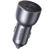 Ugreen 52.5 W Çift Port USB C-USB A PD-QC Hızlı Araç Şarj Cihazı