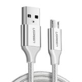Ugreen 60142 Beyaz 1.5 mt Micro Usb Data ve Şarj Kablosu