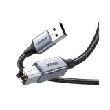 Ugreen 80804 Us369 Usb-A To Usb-B 2.0 Örgülü Yazıcı Kablosu 3Metre