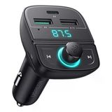 Ugreen 80910 Bluetooth 5.0 Pd Qc 3.0 Micro Sd Tf Kart Okuyuculu Araç Şarj Cihazı Fm Verici Transmitter