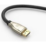Ugreen 8k 60Hz 4K 144Hz V1.4 Displayport Görüntü ve Ses Aktarım Kablosu 2 Metre, 60843 - Siyah