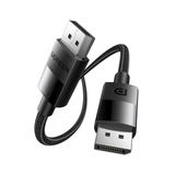 Ugreen 8K 60Hz Displayport - Displayport 1.4 Örgülü Kablo 1 Metre, Siyah, 80390