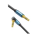 Ugreen 90 Derece L Tipi 3.5 Mm Aux Ses Kablosu, Mavi, 1 Metre, 60179