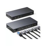 Ugreen 90912 Cm615 9-İn-1 Usb-C Çoklayıcı Docking Station 2X 4K Hdmı-Dp Rj45 Gigabit Ethernet 100W Pd Bağlantı İstasyonu